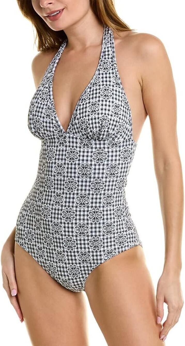 MSRP$240 Shoshanna Women's Standard Halter One Piece sz 4